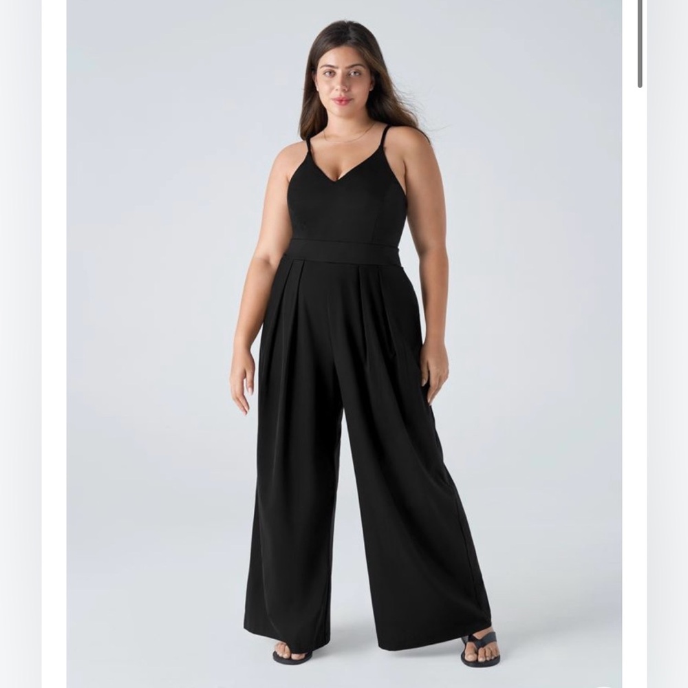 HALARA Breezeful™ Backless Side Invisible Zipper Pocket Wide Leg Quick Dry NWT M